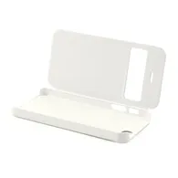 Cover Flip a Portafoglio S-View in Ecopelle per iPhone 5 5S (Bianco)