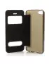 Cover Flip a Portafoglio S-View Ecopelle iPhone 5C Nero