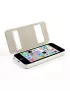 Cover Flip a Portafoglio S-View Fori iPhone 5C Bianco