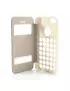 Cover Flip a Portafoglio S-View Fori iPhone 5C Bianco