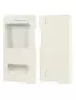Cover Flip a Portafoglio S-View in Ecopelle per Huawei Ascend P7 (Bianco)
