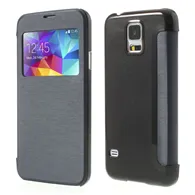 Cover Flip a Portafoglio S-View per Samsung Galaxy S5 G900 (Blu)