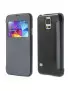 Cover Flip a Portafoglio S-View Samsung Galaxy S5 G900 Blu 