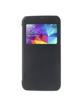 Cover Flip a Portafoglio S-View per Samsung Galaxy S5 G900 Nero