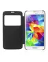 Cover Flip a Portafoglio S-View per Samsung Galaxy S5 G900 Nero