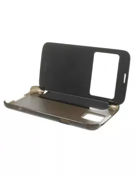 Cover Flip a Portafoglio S-View per Samsung Galaxy S5 G900 Nero