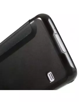 Cover Flip a Portafoglio S-View per Samsung Galaxy S5 G900 Nero