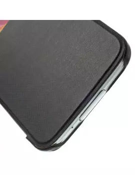 Cover Flip a Portafoglio S-View per Samsung Galaxy S5 G900 Nero