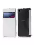 Cover Flip a Portafoglio S-View in Ecopelle per Sony Xperia Z1 (Bianco)