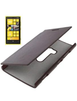 Cover Flip a Portafoglio per Nokia Lumia 920 (Testa di Moro)