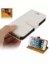 Cover Flip a Portafoglio in Ecopelle Carta Credito per iPhone 5 5S Bianco 6922129053184