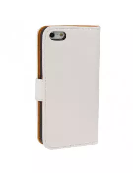 Cover Flip a Portafoglio in Ecopelle Carta Credito per iPhone 5 5S Bianco 6922129053184