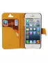 Cover Flip a Portafoglio in Ecopelle Carta Credito per iPhone 5 5S Bianco 6922129053184