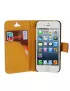 Cover Flip a Portafoglio in Ecopelle Carta Credito per iPhone 5 5S Marrone 6922112157738