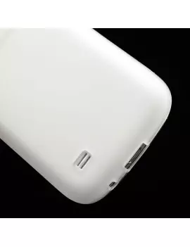 Cover Ibrida per Samsung S4 Mini i9190 Bianco Nero