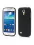 Cover Ibrida per Samsung S4 Mini i9190 Nero Arancione