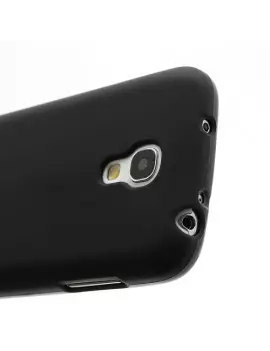 Cover Ibrida per Samsung S4 Mini i9190 Nero Arancione