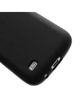 Cover Ibrida per Samsung S4 Mini i9190 Nero Arancione