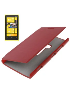 Cover Flip a Portafoglio per Nokia Lumia 920 (Rosso)