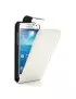 Cover Flip a Portafoglio in Ecopelle per Samsung S4 Mini i9190 (Panna)