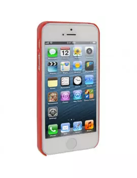 Cover Flip a Portafoglio Carta Credito per iPhone 5 5S Rosso 6922123361575