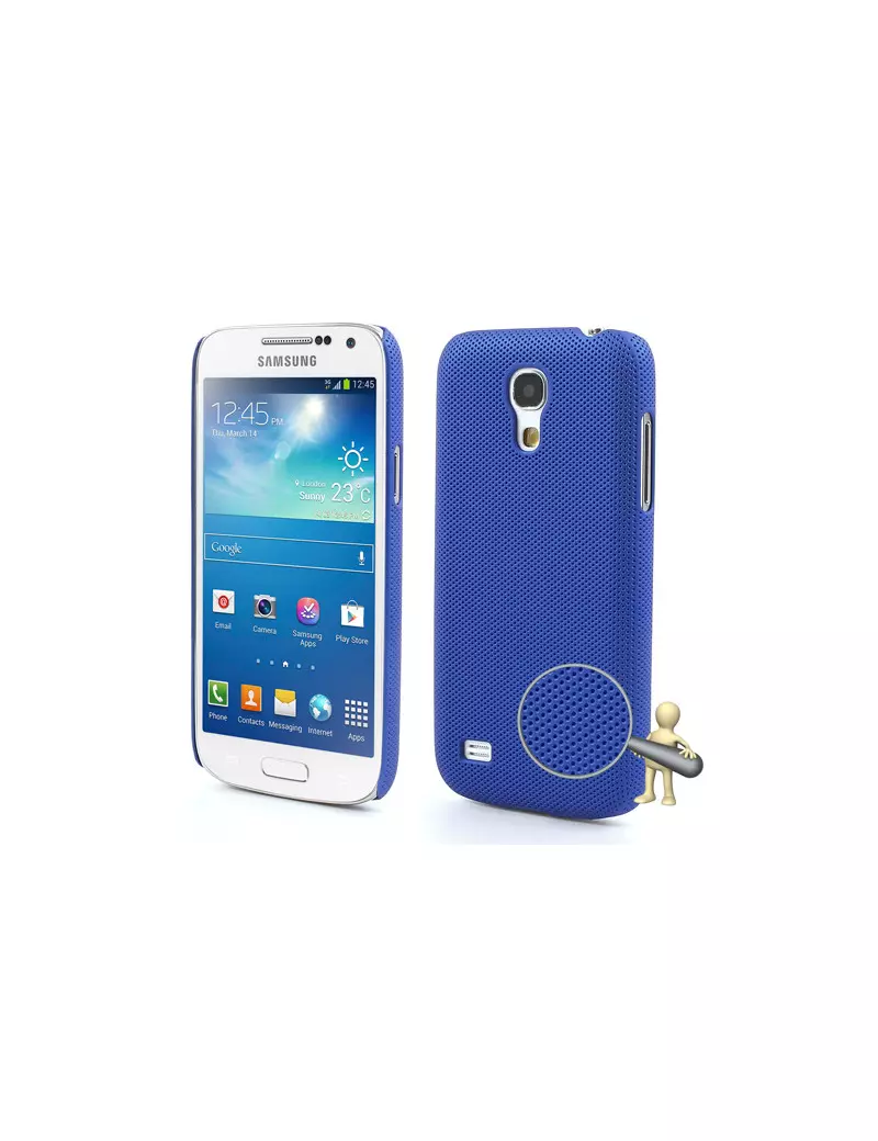 Cover Rigida Samsung S4 Mini i9190 Blu 4054048089714