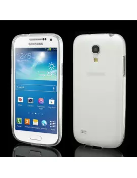Cover Silicone Morbido per Samsung S4 Mini i9190 (Bianco)