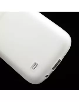 Cover Silicone Morbido per Samsung S4 Mini i9190 (Bianco)