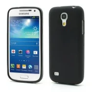Cover Silicone Morbido per Samsung S4 Mini i9190 (Nero)