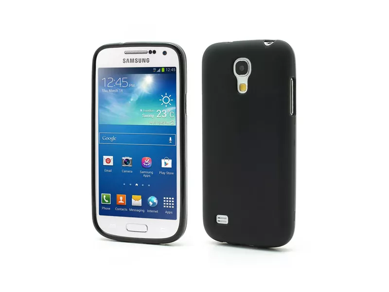 Cover Silicone Morbido per Samsung S4 Mini i9190 (Nero) Cover Silicone Morbido per Samsung S4 Mini i9190 (Nero)