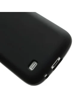Cover Silicone Morbido per Samsung S4 Mini i9190 (Nero)