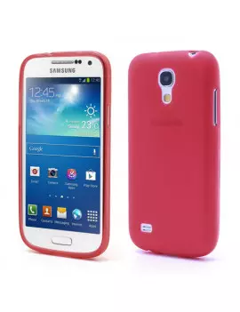 Cover in Silicone per Samsung S4 Mini i9190 Rosso 5712579011855