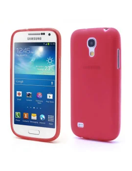 Cover in Silicone per Samsung Galaxy S4 Mini i9190 (Rosso)