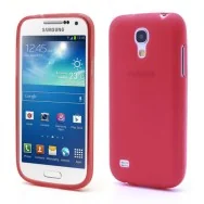 Cover in Silicone per Samsung Galaxy S4 Mini i9190 (Rosso)