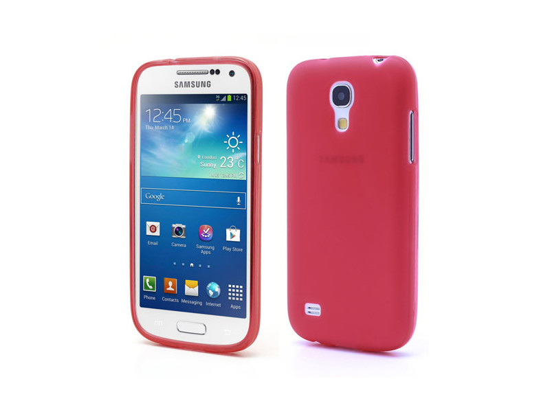 Cover in Silicone per Samsung S4 Mini i9190 Rosso 5712579011855 Cover in Silicone per Samsung S4 Mini i9190 Rosso 5712579011855
