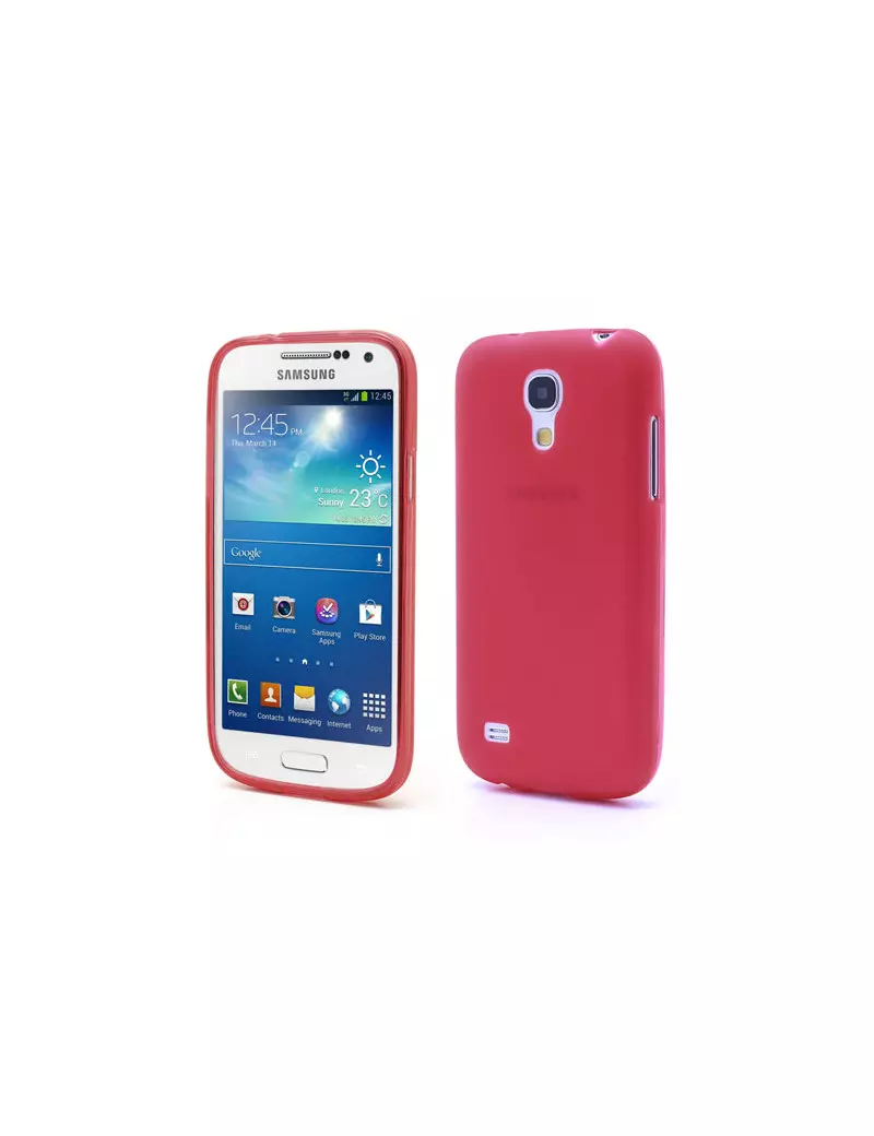 Cover in Silicone per Samsung S4 Mini i9190 Rosso 5712579011855 Cover in Silicone per Samsung S4 Mini i9190 Rosso 5712579011855