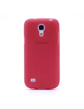 Cover in Silicone per Samsung S4 Mini i9190 Rosso 5712579011855