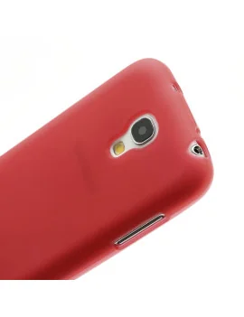 Cover in Silicone per Samsung Galaxy S4 Mini i9190 (Rosso)