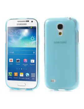 Cover in Silicone per Samsung S4 Mini i9190 Azzurro