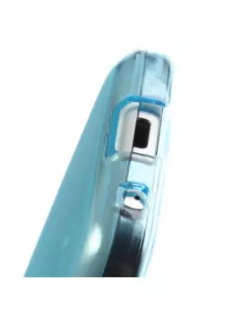 Cover in Silicone per Samsung S4 Mini i9190 Azzurro