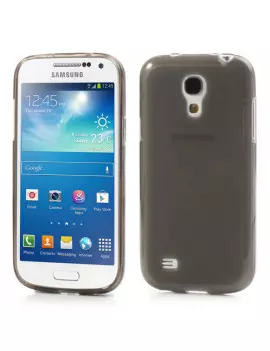 Cover in Silicone per Samsung S4 Mini i9190 Grigio
