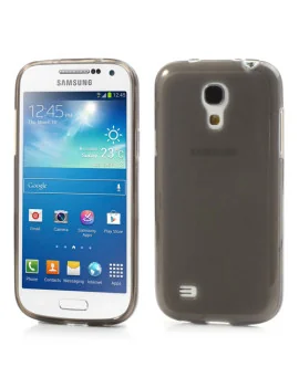 Cover in Silicone per Samsung Galaxy S4 Mini i9190 (Grigio)