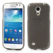 Cover in Silicone per Samsung Galaxy S4 Mini i9190 (Grigio)