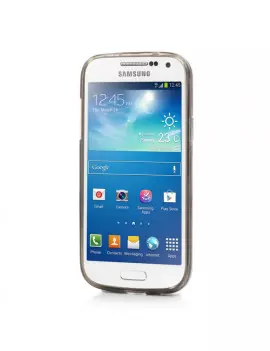 Cover in Silicone per Samsung S4 Mini i9190 Grigio