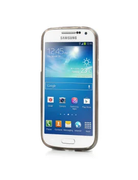 Cover in Silicone per Samsung Galaxy S4 Mini i9190 (Grigio)