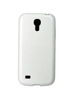 Cover in Silicone per Samsung Galaxy S4 Mini i9190 (Bianco)