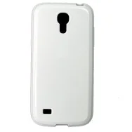 Cover in Silicone per Samsung Galaxy S4 Mini i9190 (Bianco)