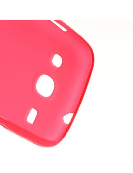 Cover in Silicone per Samsung Galaxy Core i8260 (Rosso)