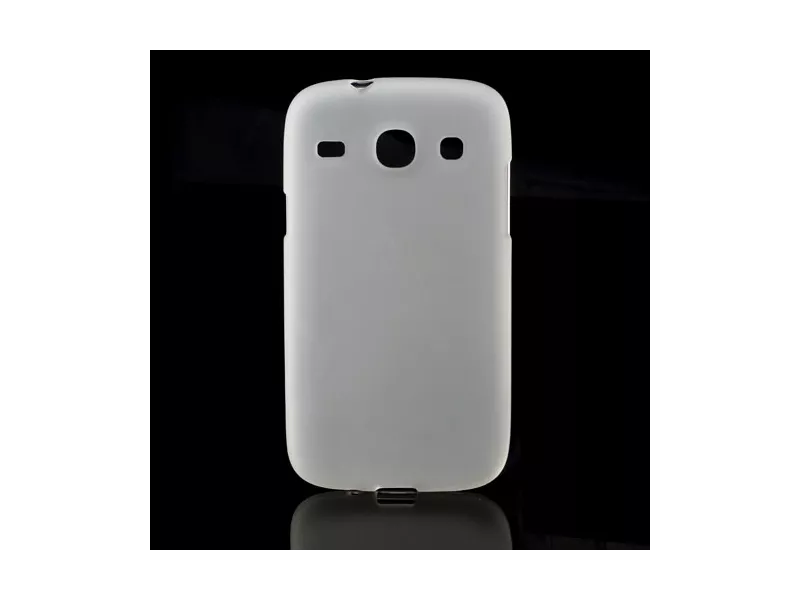 Cover in Silicone per Samsung Galaxy Core i8260 Bianco 5712579075109