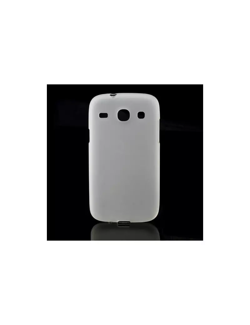Cover in Silicone per Samsung Galaxy Core i8260 Bianco 5712579075109